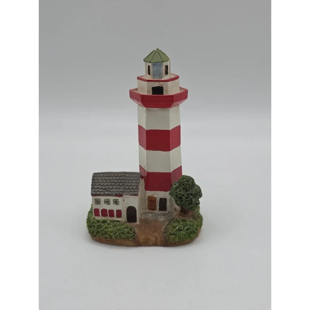 Vintage Colorful Lighthouse Figurine 4